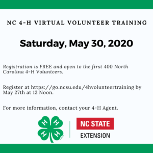 Cover photo for 4-H Virtual Volunteer Training