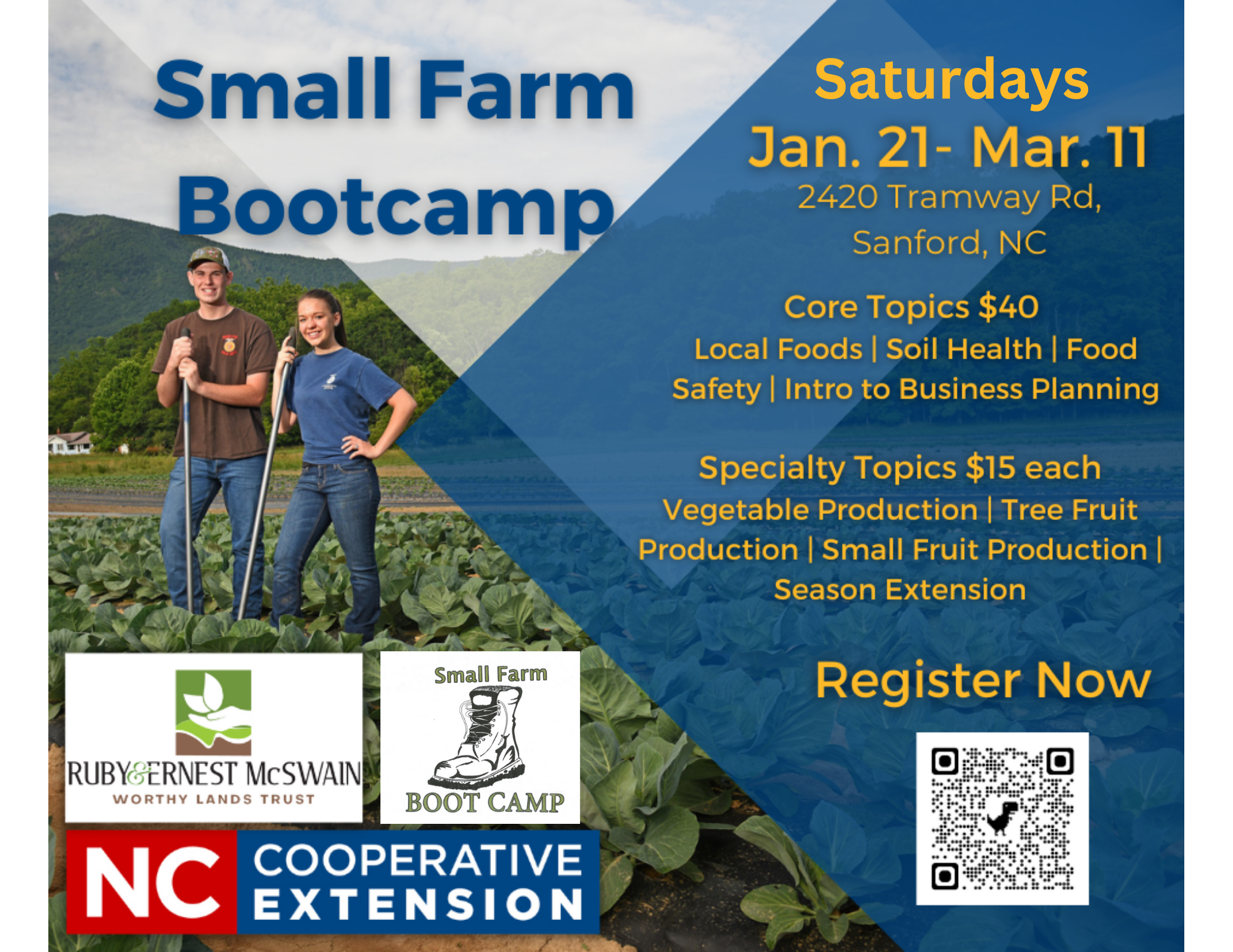 Small Farm Boot Camp 2023