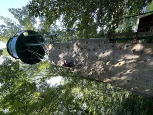 Tree-climbing at 4-H Camp