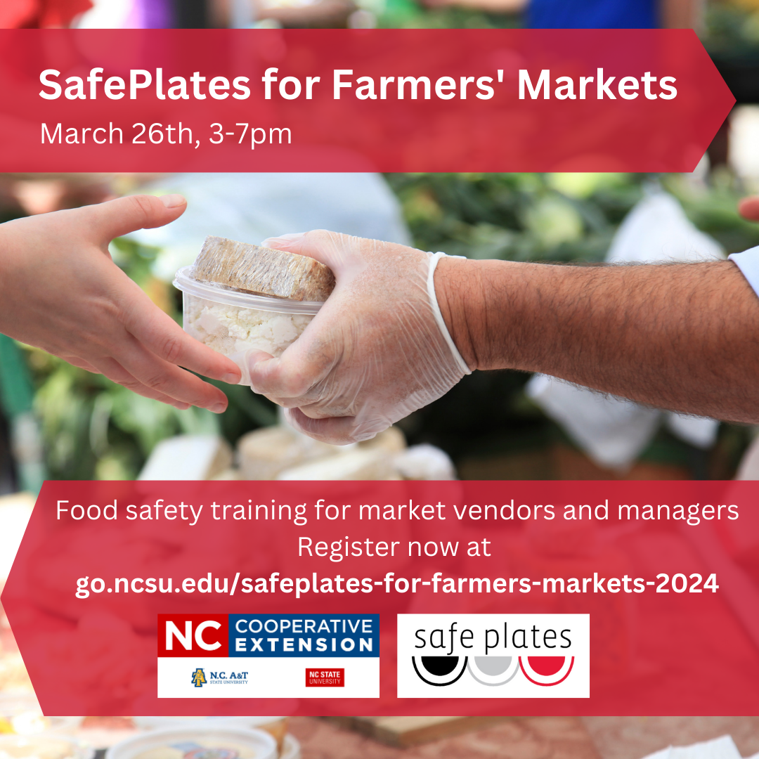 Safeplates for Farmers' Markets March 26th 3-7 p.m.