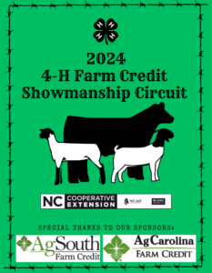 2024 4-H Farm Credit Showmanship Circuit
