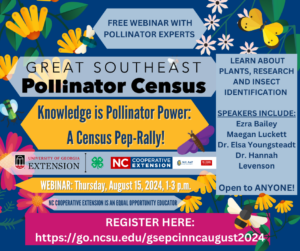 Knowledge is Pollinator Power webinar promotion