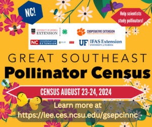 Cover photo for Count Insects in the 2024 Great Southeast Pollinator Census!