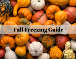 Cover photo for Fall Freezing Guide