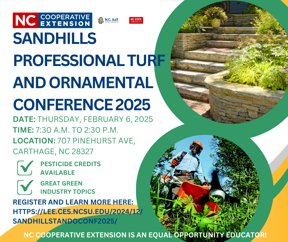 Green industry professional Opportunity- Sandhills T&O 2025 graphic